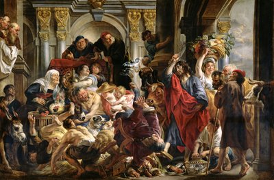 Christus vertreibt die Händler aus dem Tempel von Jacob Jordaens